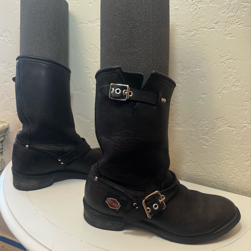 Harley-Davidson Women's Black Leather Boots size 7